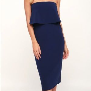Navy Blue Midi